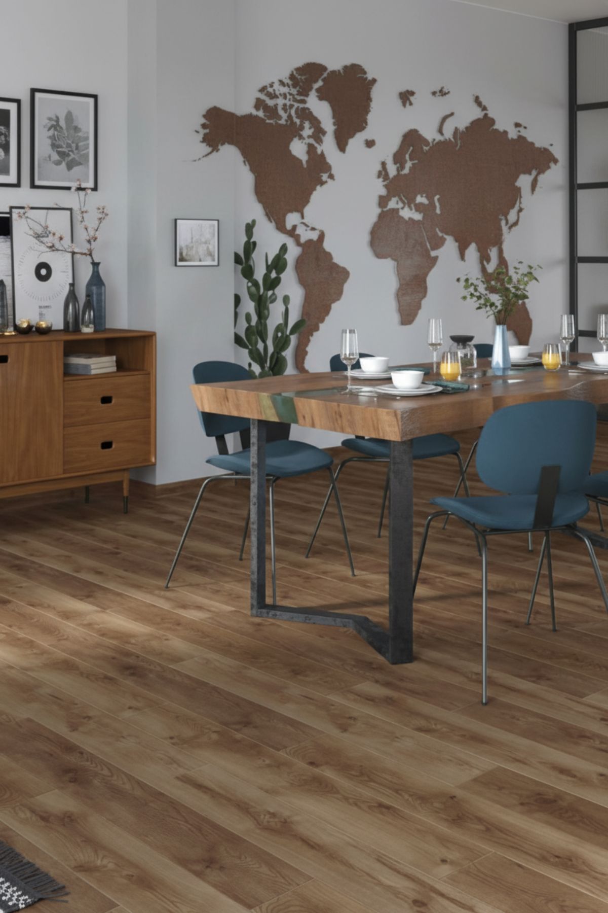 Arteo 8 mm M Erie tölgy WR – Barna, Laminált padló
