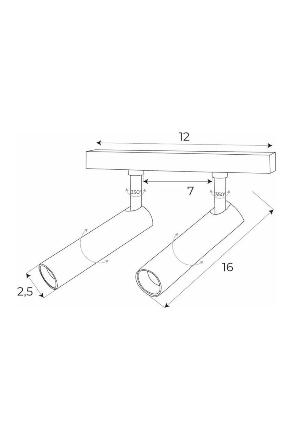 Magnetic Reflector 2x5W On/Off