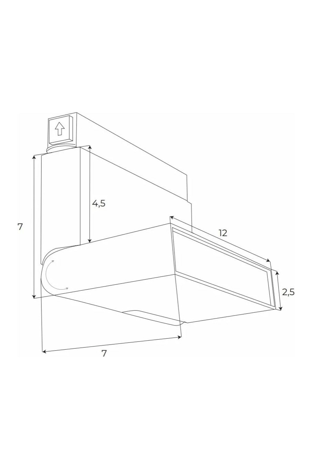 Magnetic Foldable line lamp On/Off