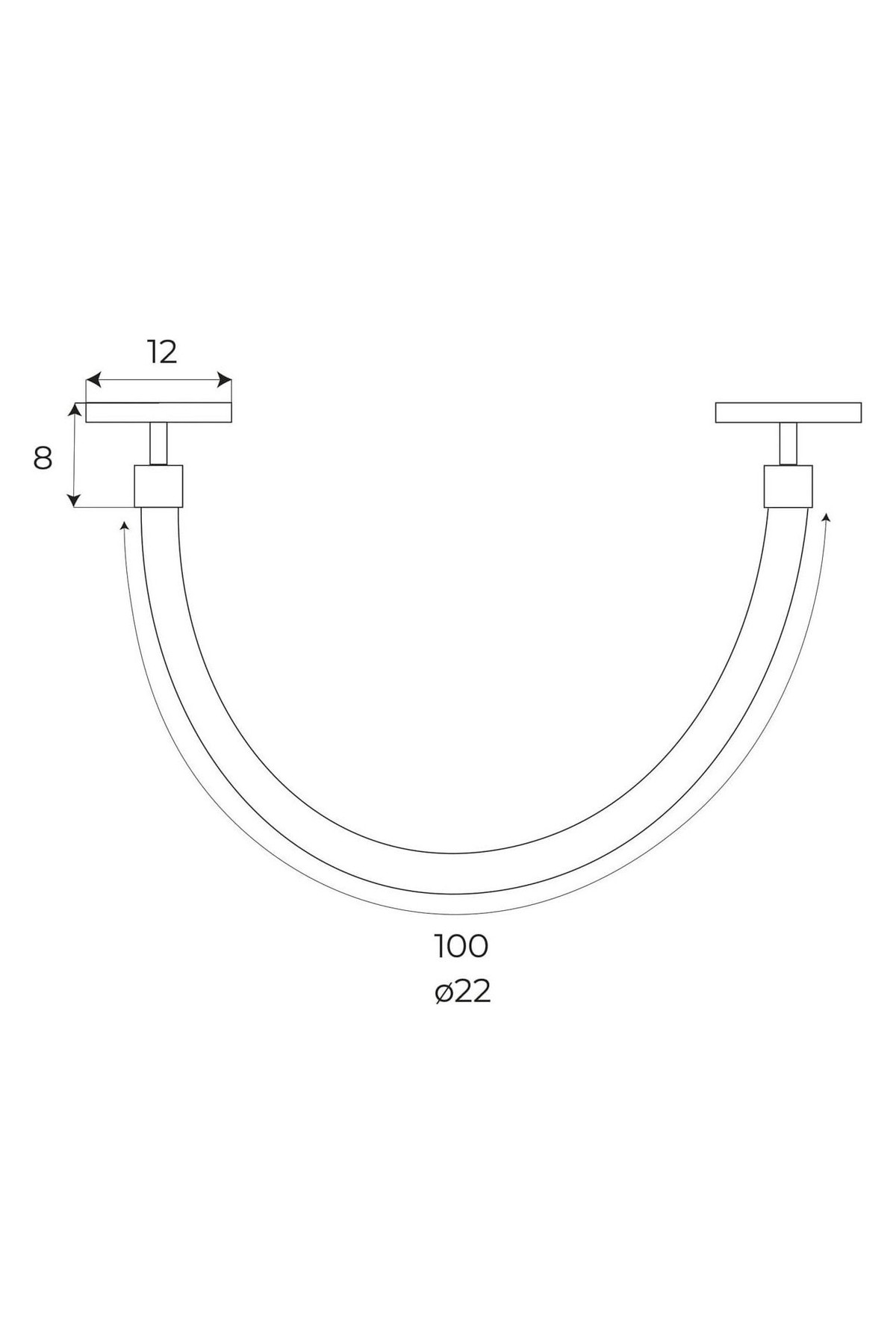 Magnetic Tube 1meter On/Off