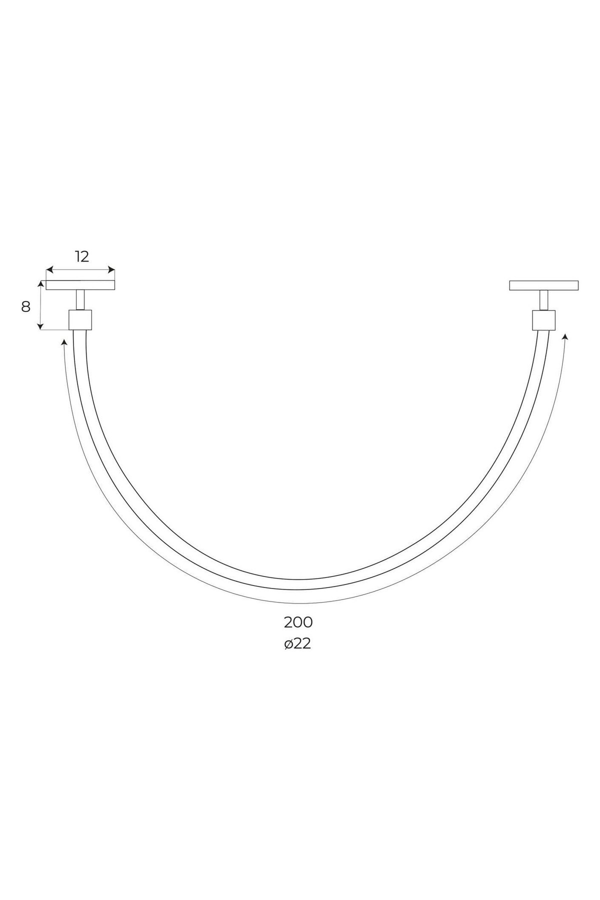 Magnetic Tube 2meters Zigbee