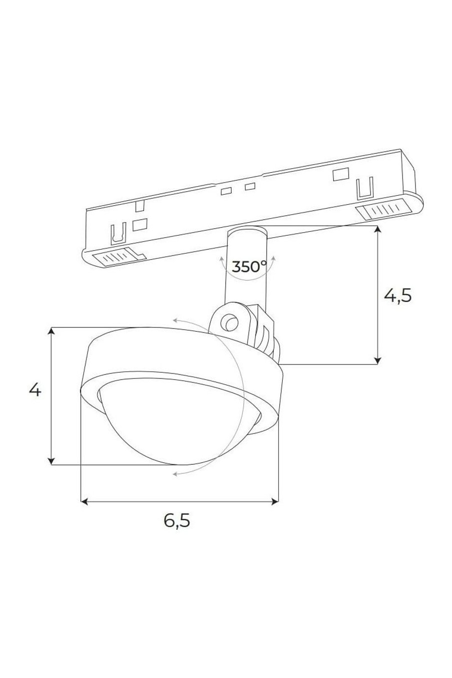 Magnetic Spotlight 8W Zigbee