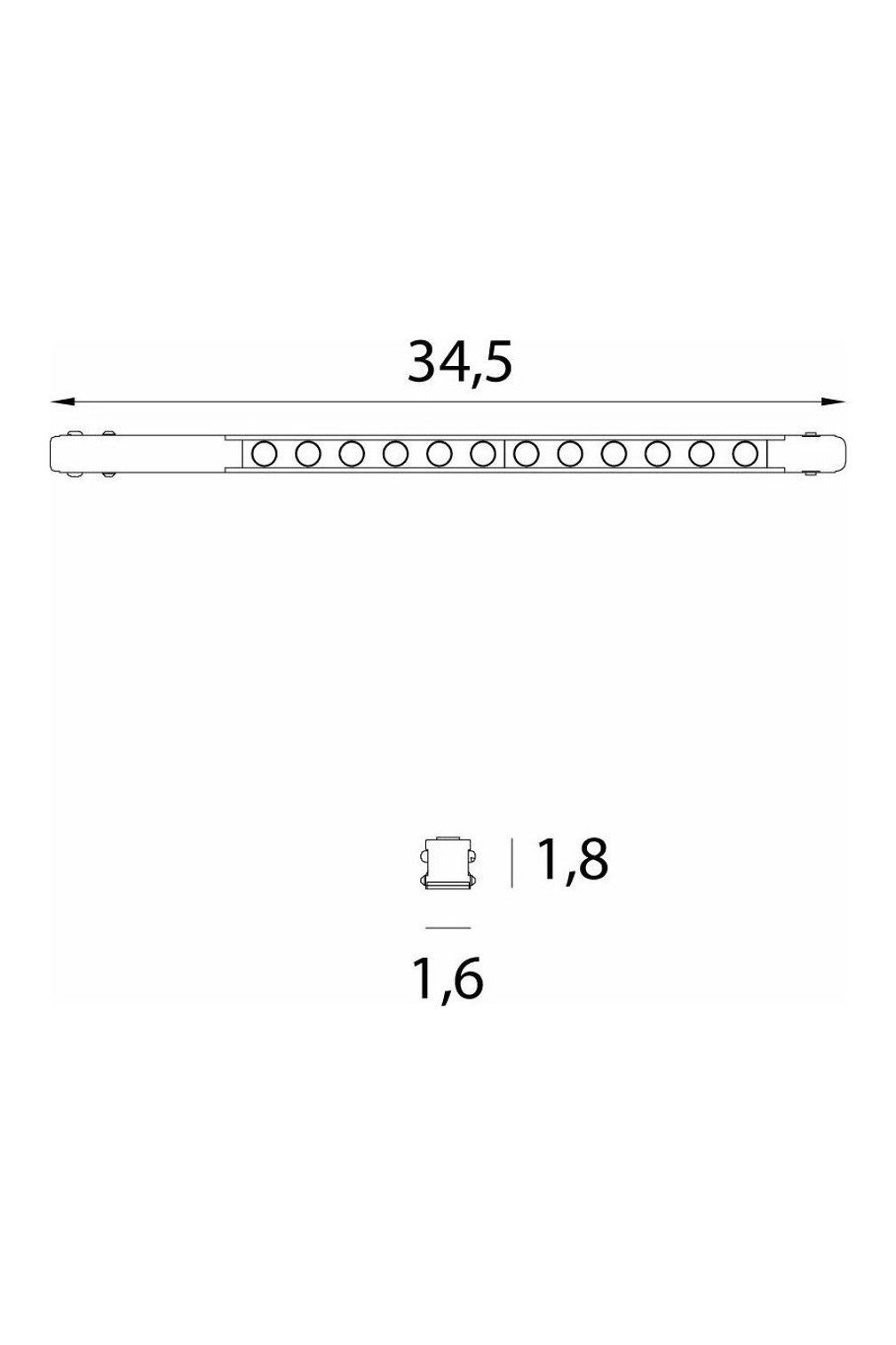 Magnetic Flat grid 35cm Zigbee