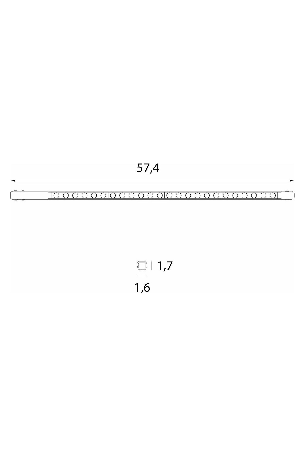 Magnetic Flat grid 61cm On/Off