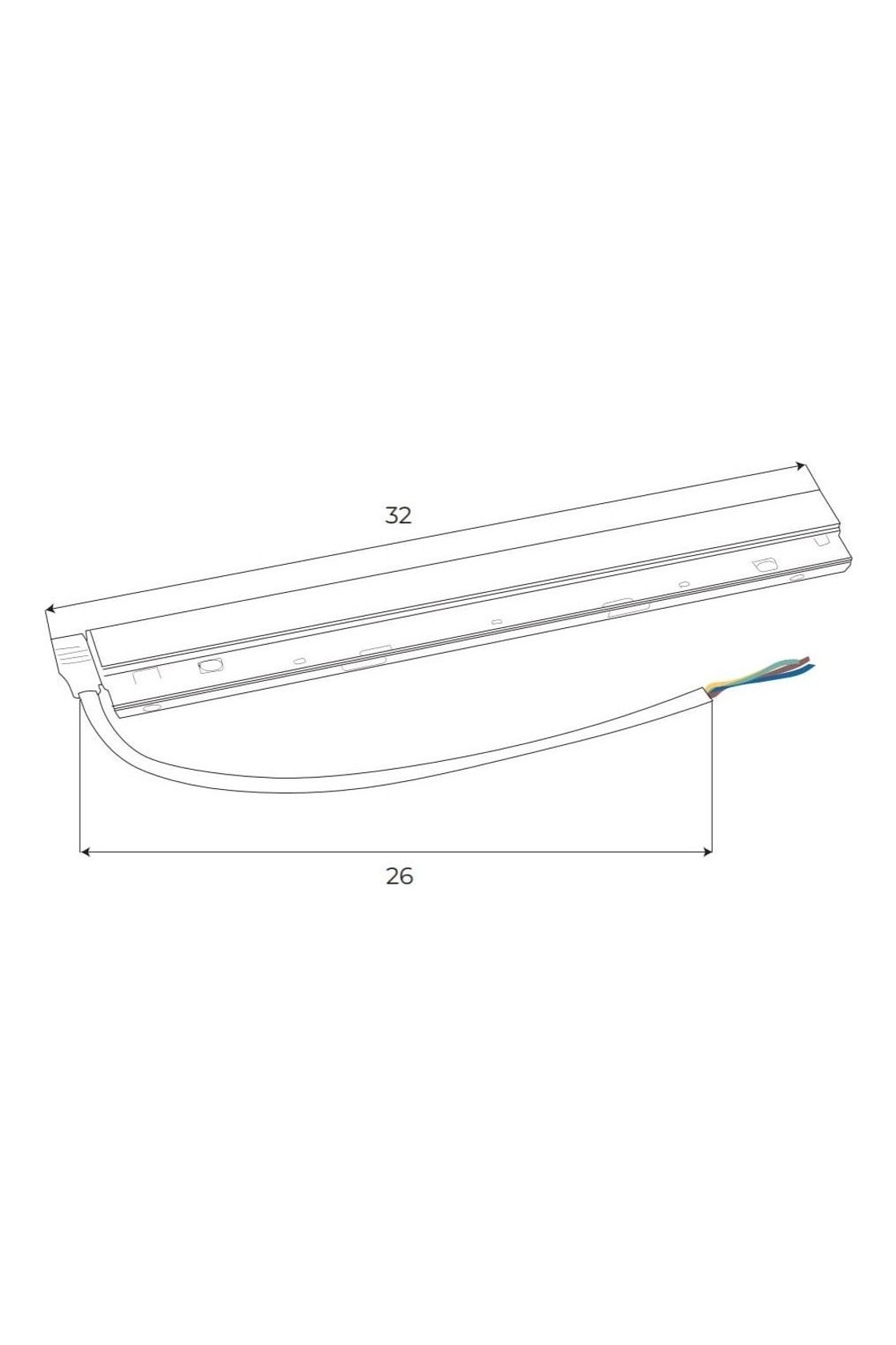 Magnetic 100W trackmounted power supply