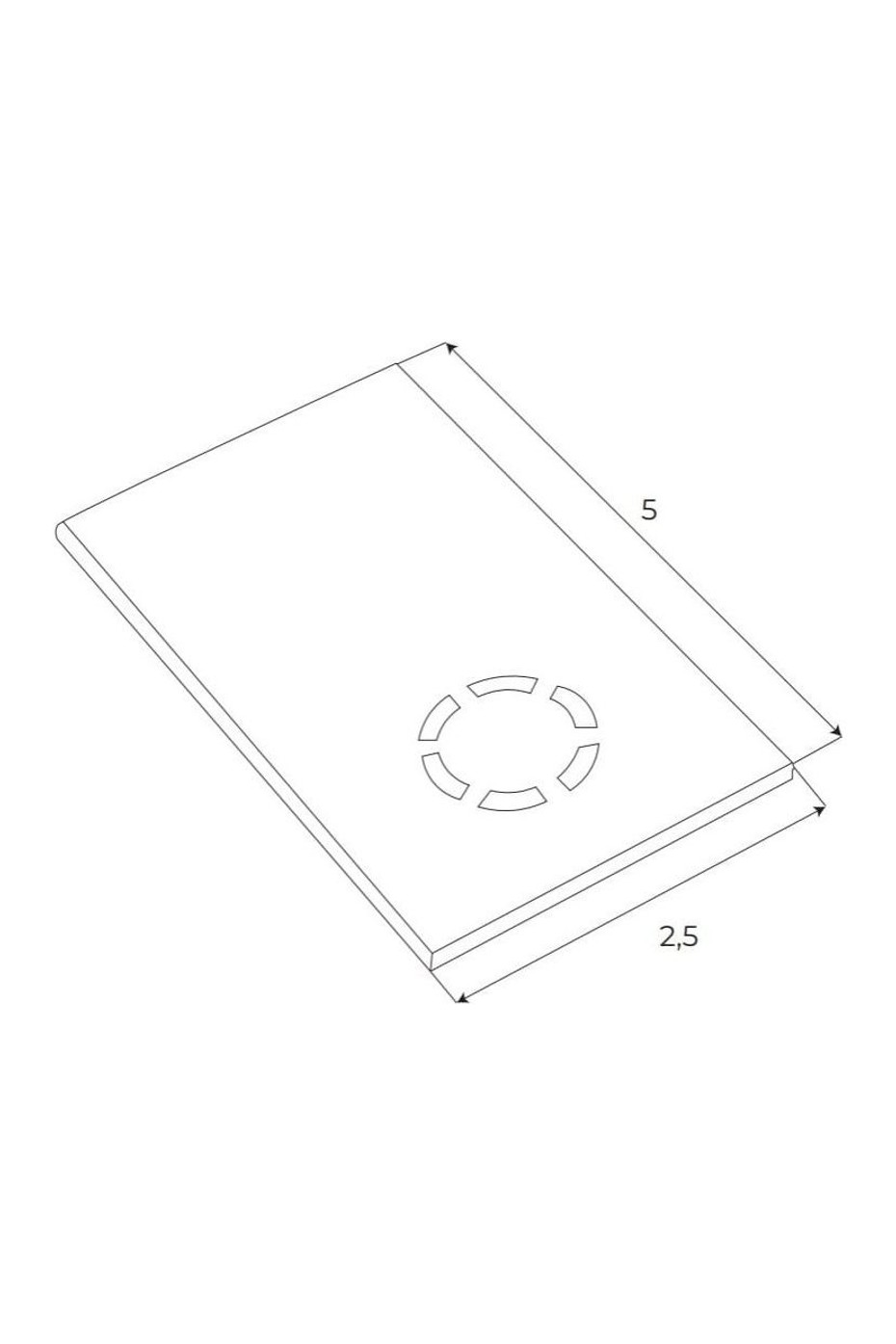 Magnetic End cap for highprofile surface track MT0001/MT0002