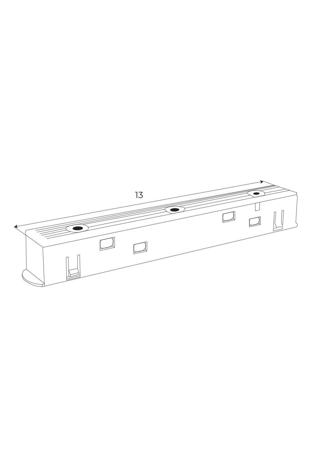 Magnetic Straight electrical connector