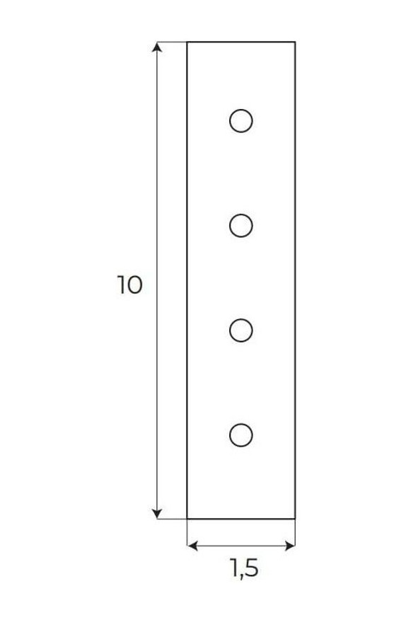 Magnetic Straight mechanical joiner for surface tracks