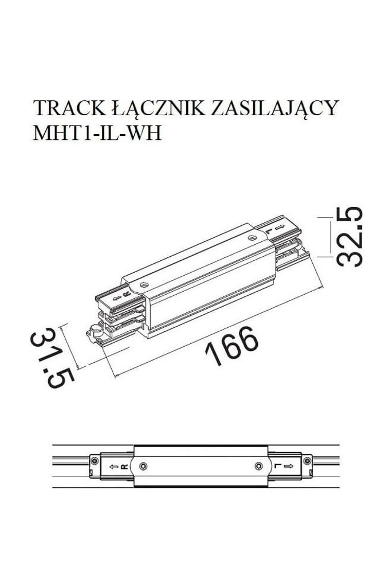 Straight connector