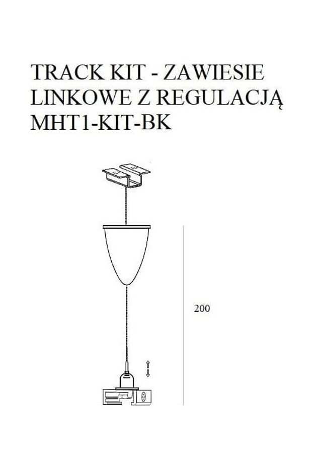 Cable suspension adjustable 2m