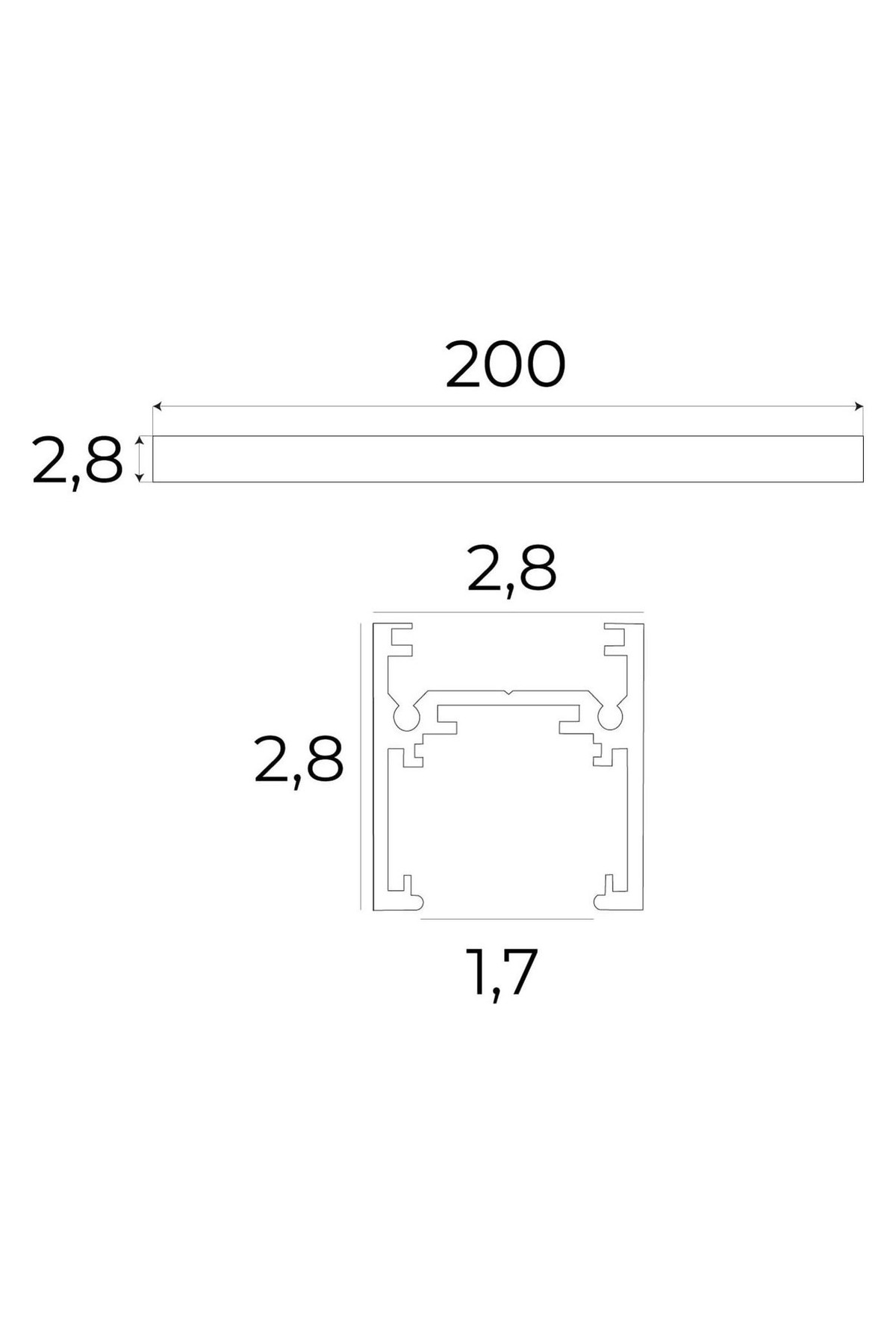 T connector, left