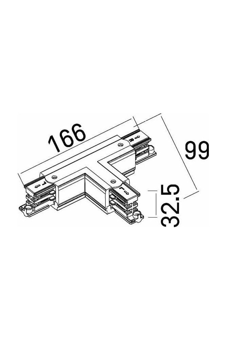 T connector, right