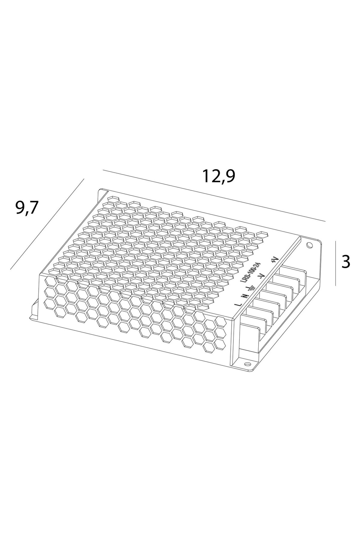 48V 100W external power supply