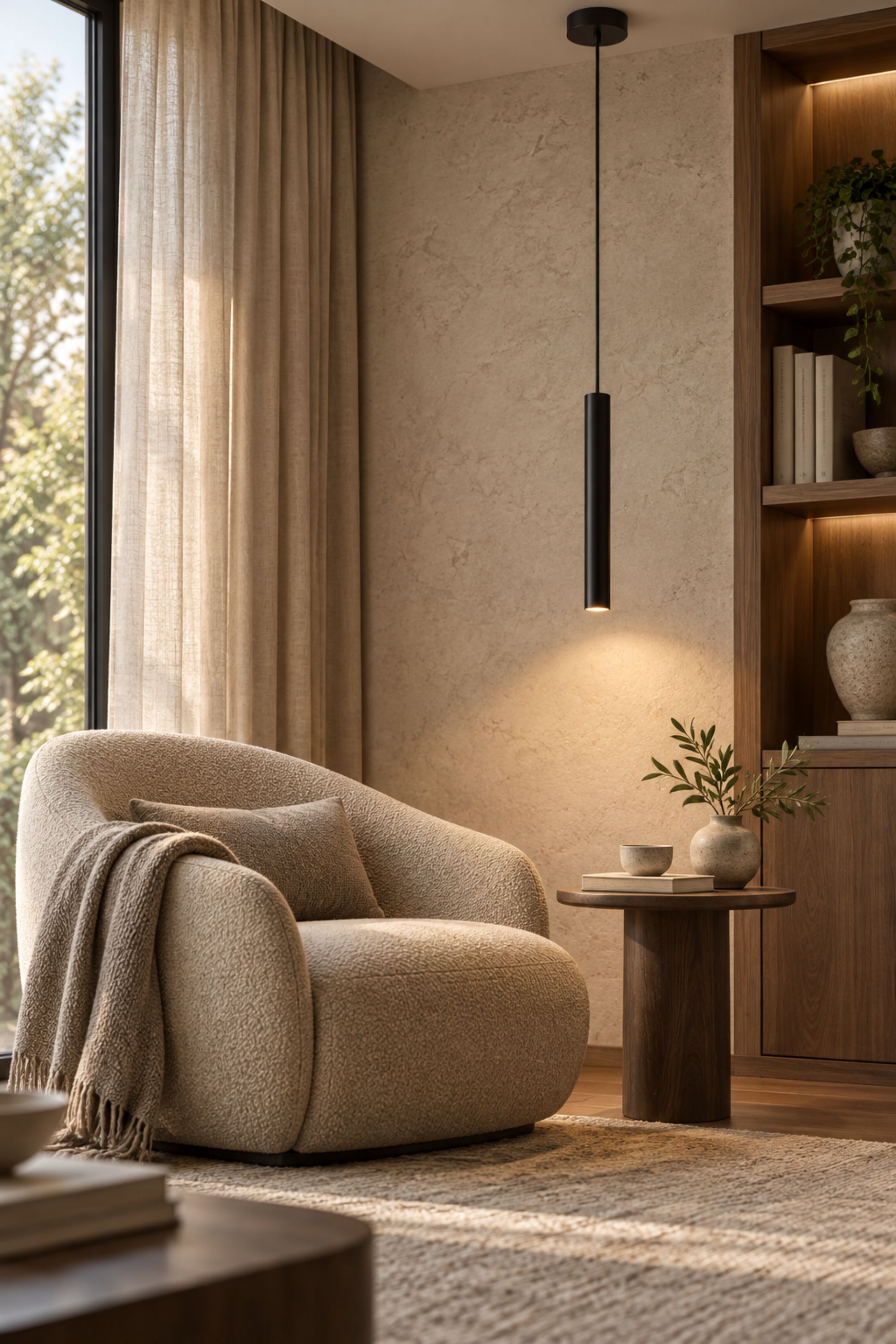 Lumion Organic I – Fekete, Függőlámpa