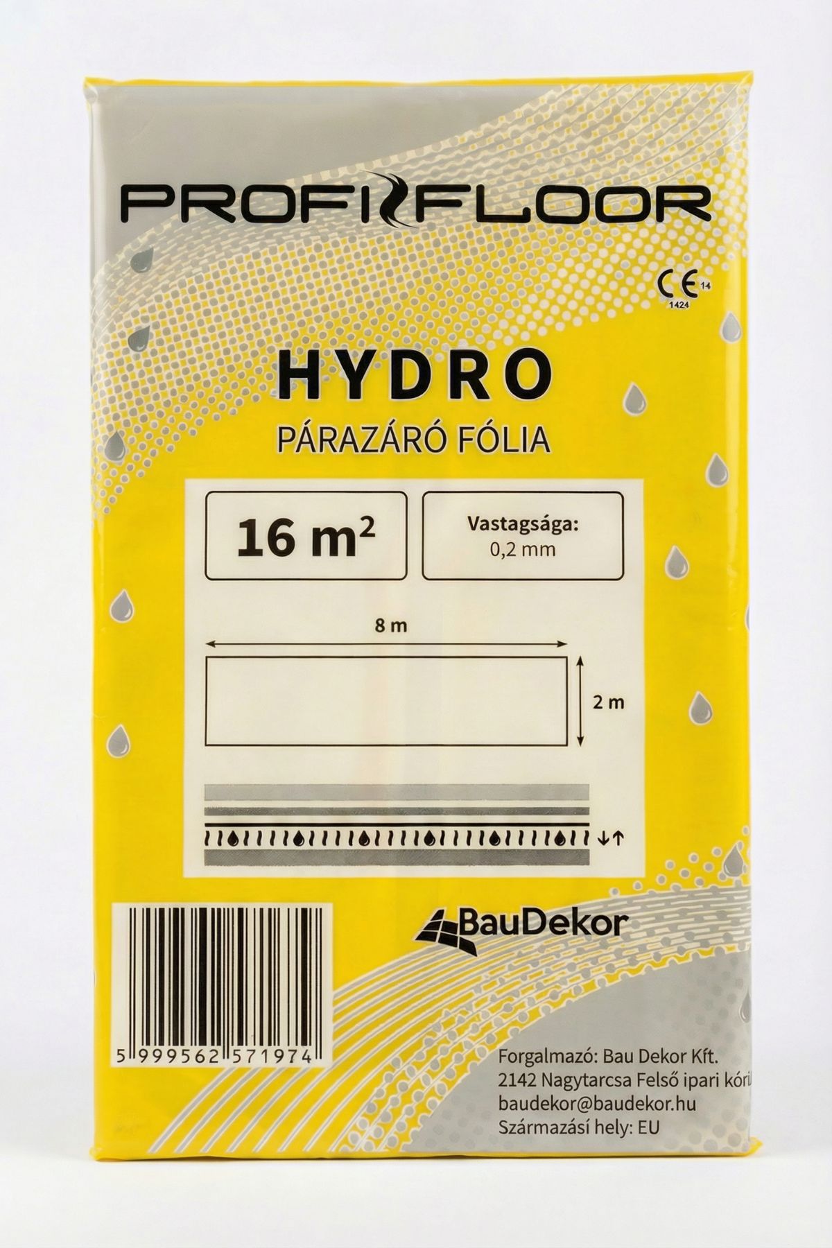 ProfiFloor Hydro párazáró fólia 16 m2 – Padlóalátét