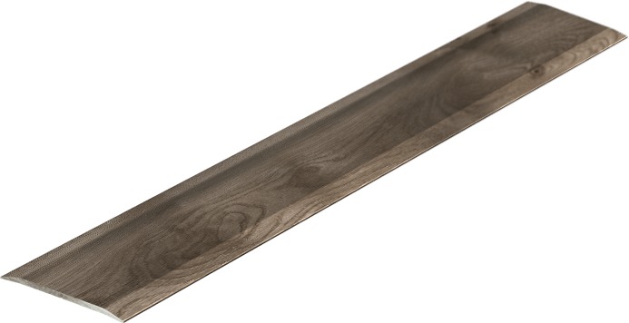 ProfilPas aluminium lapos, fadekoros padlóprofil, Huron