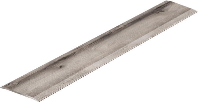 ProfilPas aluminium lapos, fadekoros padlóprofil, Monte Carlo