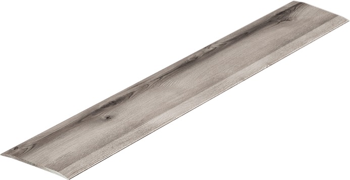 ProfilPas aluminium lapos, fadekoros padlóprofil, Monte Carlo