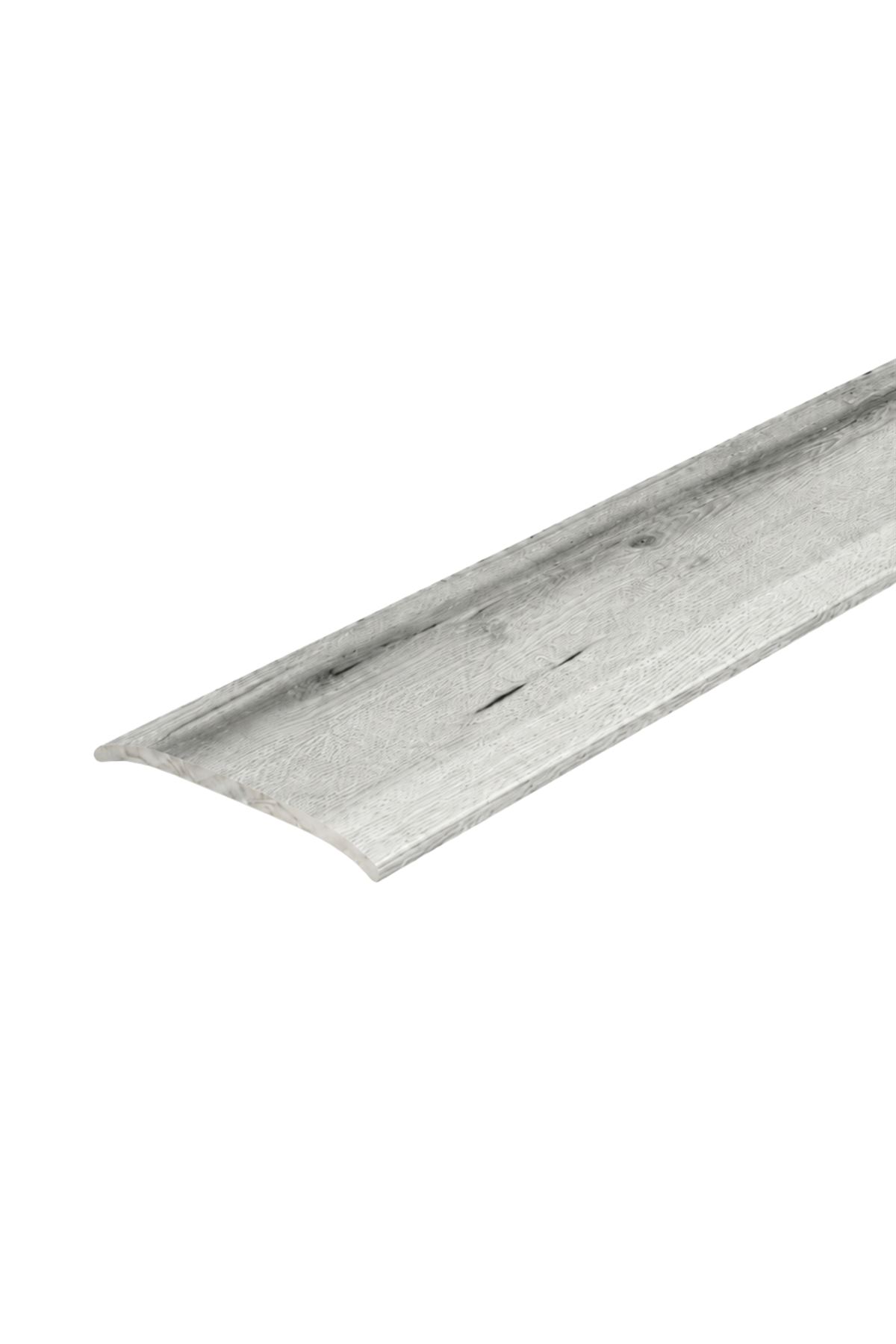 ProfilPas aluminium lapos, fadekoros padlóprofil, Dakar, Gobi – Szürke, Burkolatváltó