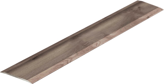 ProfilPas aluminium lapos, fadekoros padlóprofil, Grappa