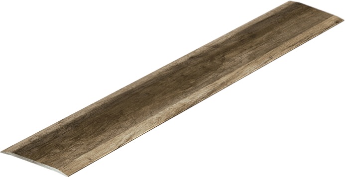 ProfilPas aluminium lapos, fadekoros padlóprofil, Rodellar