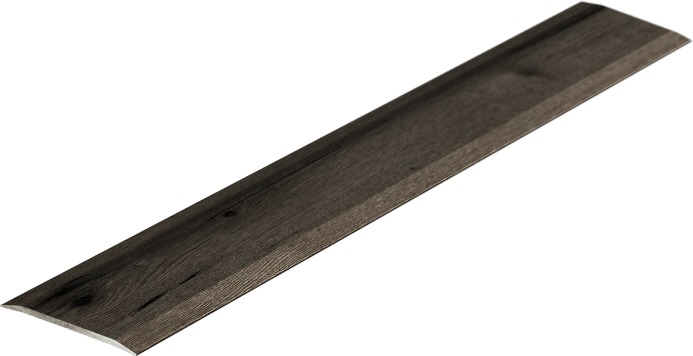 ProfilPas aluminium lapos, fadekoros padlóprofil, Hradok