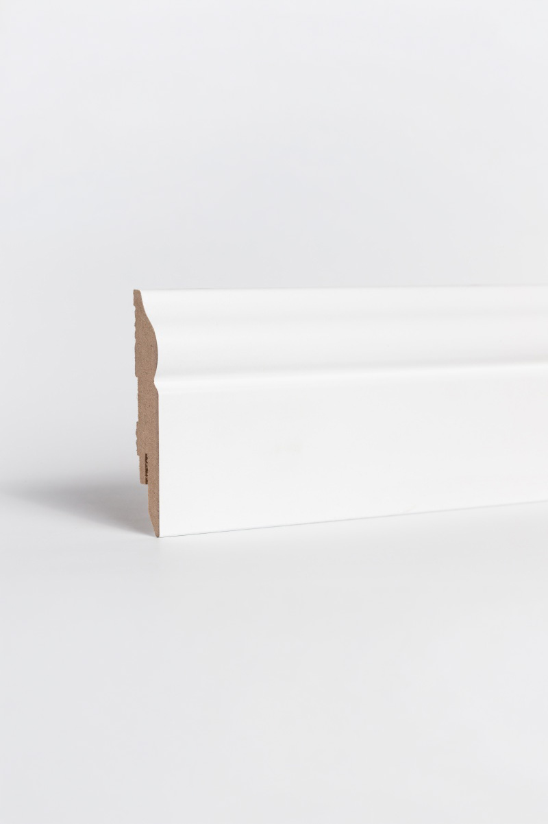 PURE PAX 78 Fehér MDF Lakkozott szegélyléc – Szegőléc