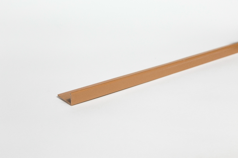 Bau Dekor PVC élvédő L Cezar 10 mm karamell