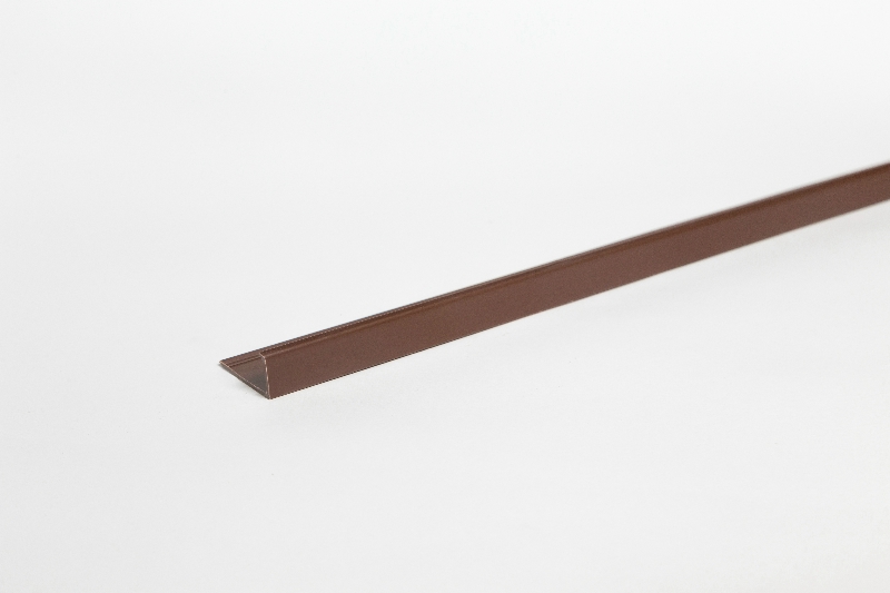 Bau Dekor PVC élvédő L Cezar 10mm barna