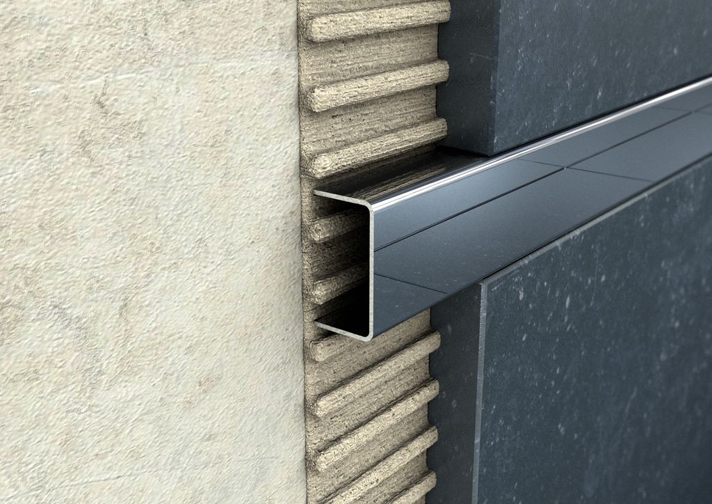 ProfiWall ACÉL 23mm listello profil magasfényű 2,44M – Ezüst, Fém profilok