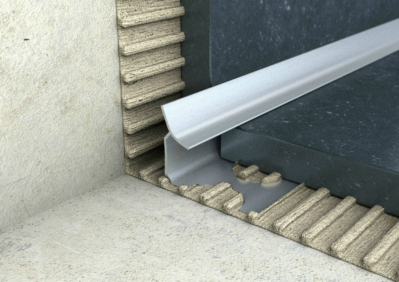 ProfiWall ALU 10mm belső sarokprofil elox ezüst 2,5M – Fém profilok