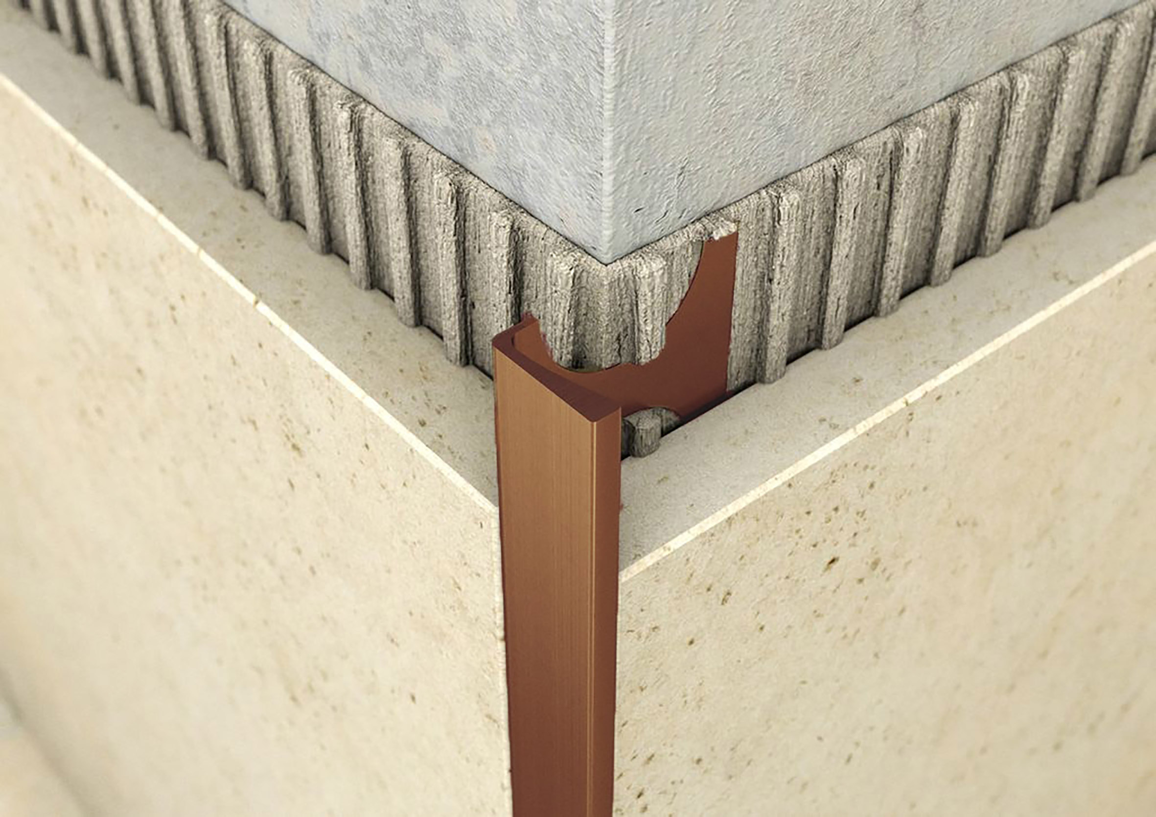 ProfiWall ALU 10mm L profil elox bronz 2,5M – Fém profilok