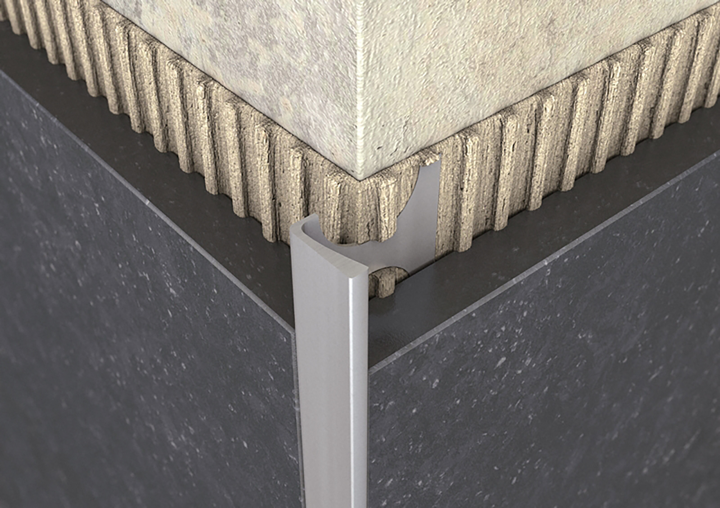 ProfiWall ALU 10mm L profil elox ezüst 2,5M – Fém profilok