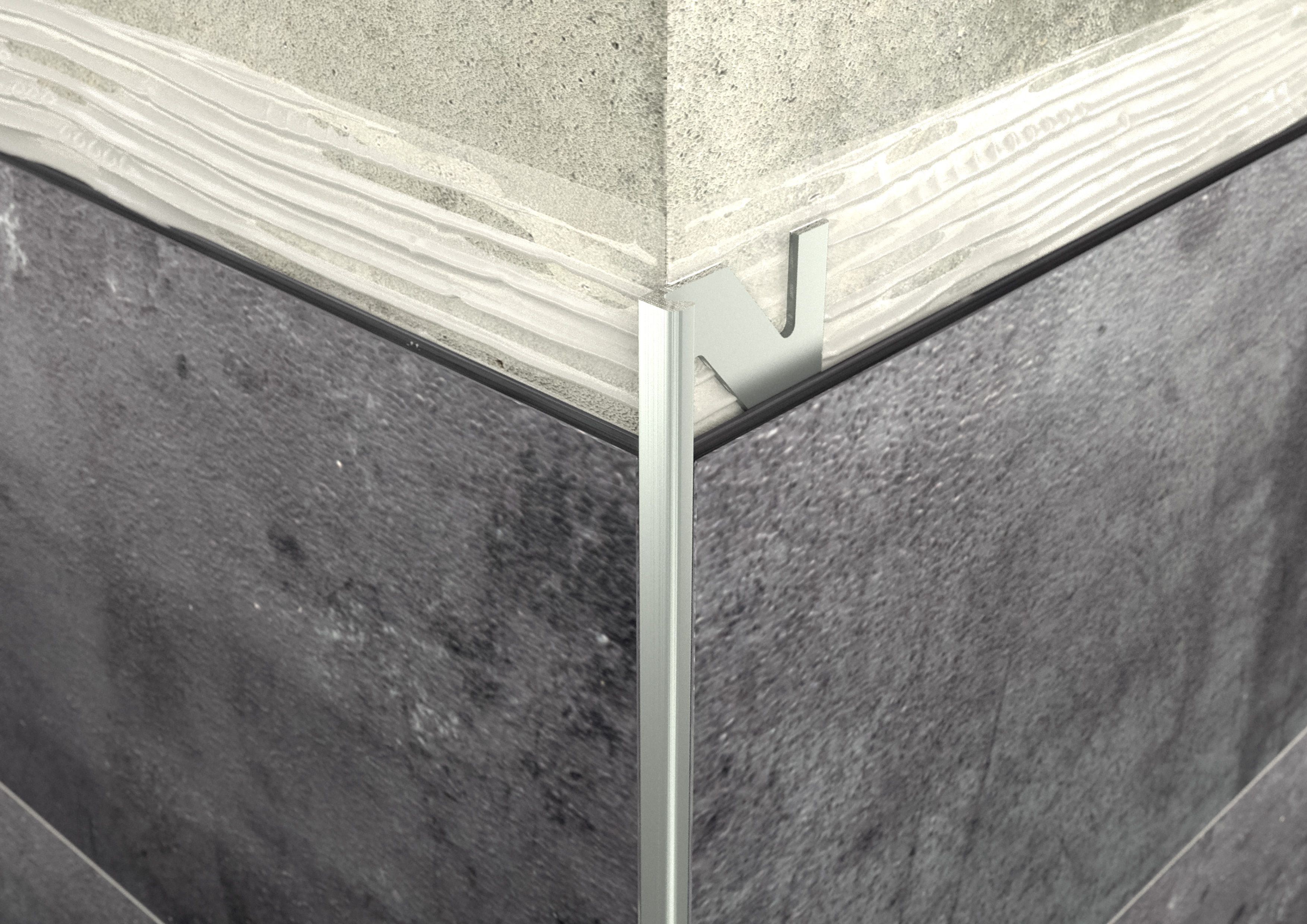 ProfiWall ALU 3mm L profil elox ezüst 2,5M – Fém profilok