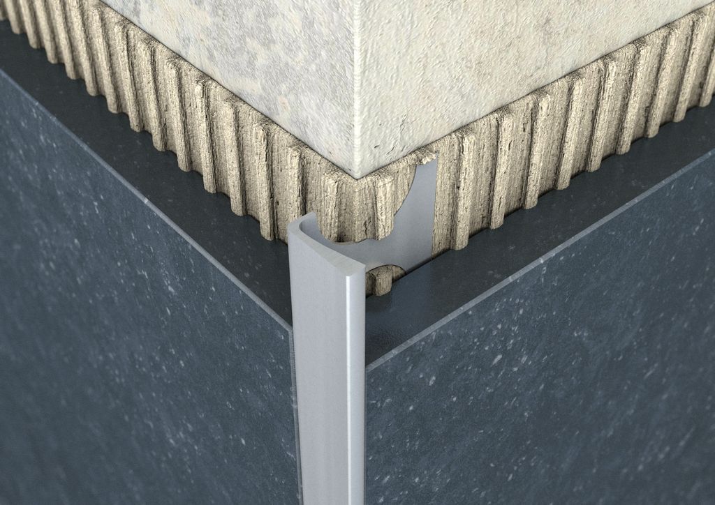 ProfiWall ALU 8mm L profil elox ezüst LUX 2,5M – Fém profilok