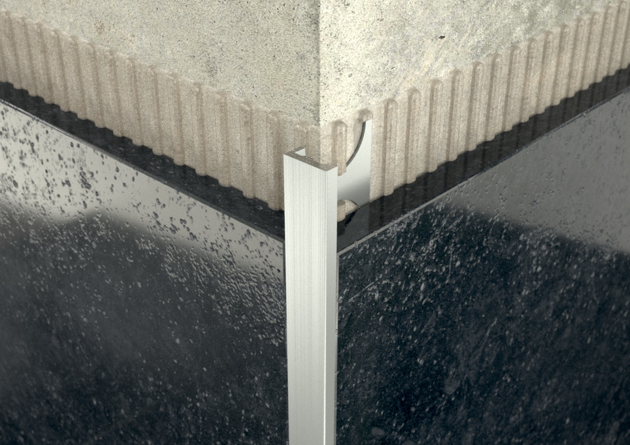 ProfiWall ALU 8mm L profil natúr 2,5M – Fém profilok