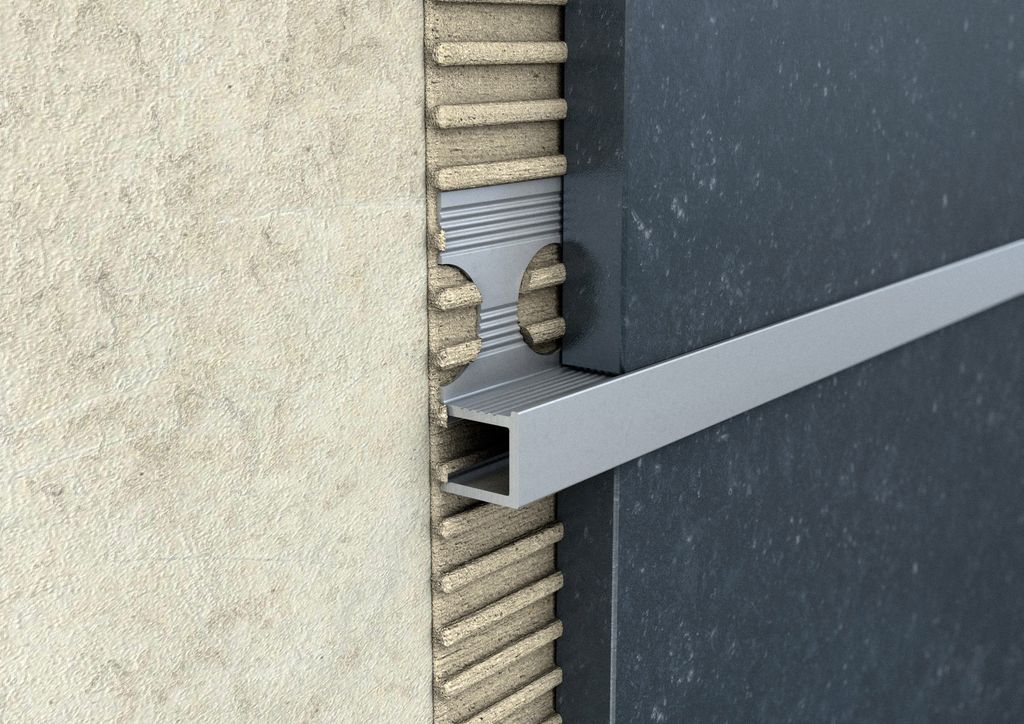 ProfiWall ALU univerzális négyzet profil 10mm elox ezüst 2,5M – Fém profilok