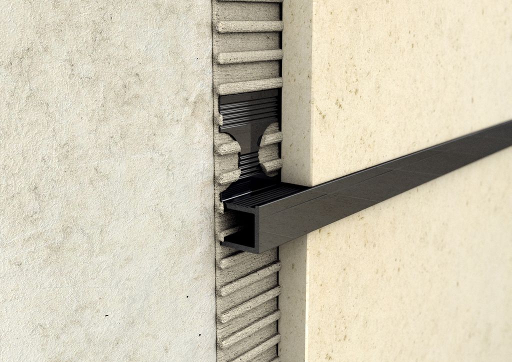 ProfiWall ALU univerzális négyzet profil 10mm fényes fekete 2,5M – Fém profilok