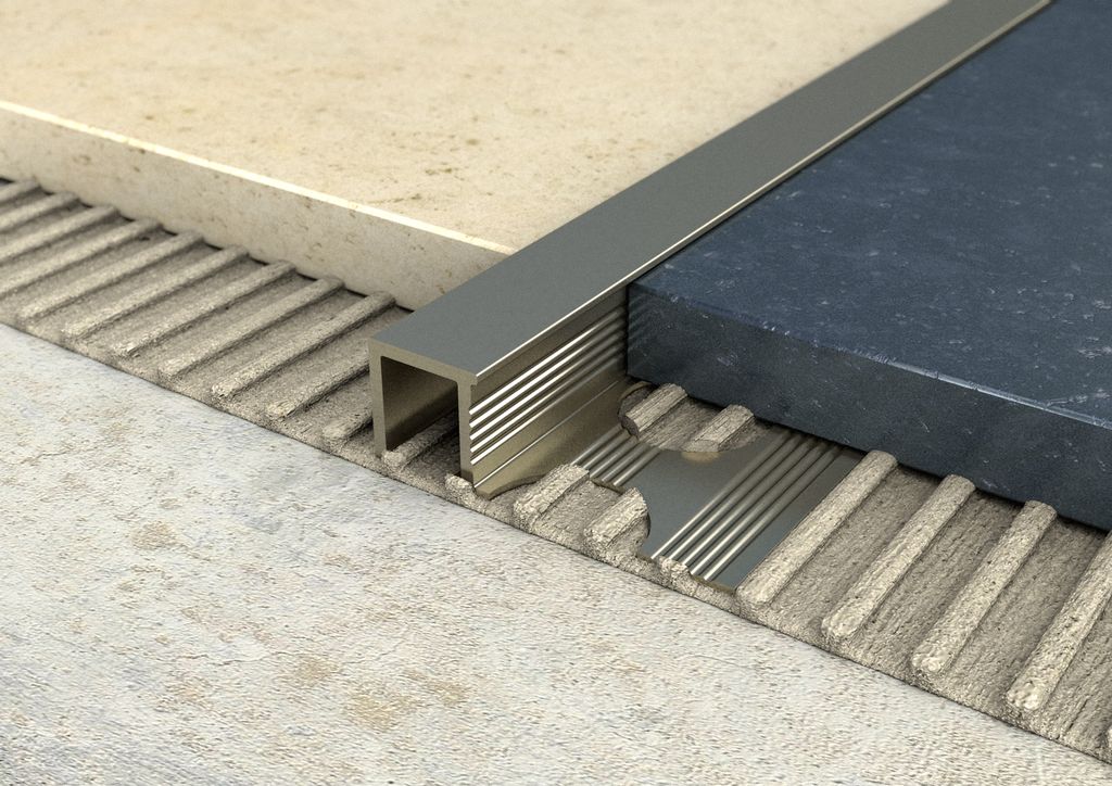 ProfiWall ALU univerzális négyzet profil 10mm elox pezsgő 2,5M – Fém profilok