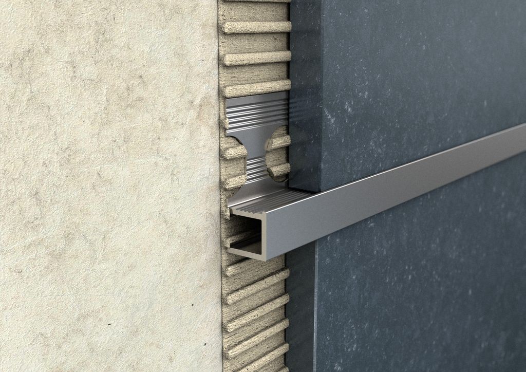 ProfiWall ALU univerzális négyzet profil 10mm elox titán 2,5M – Fém profilok