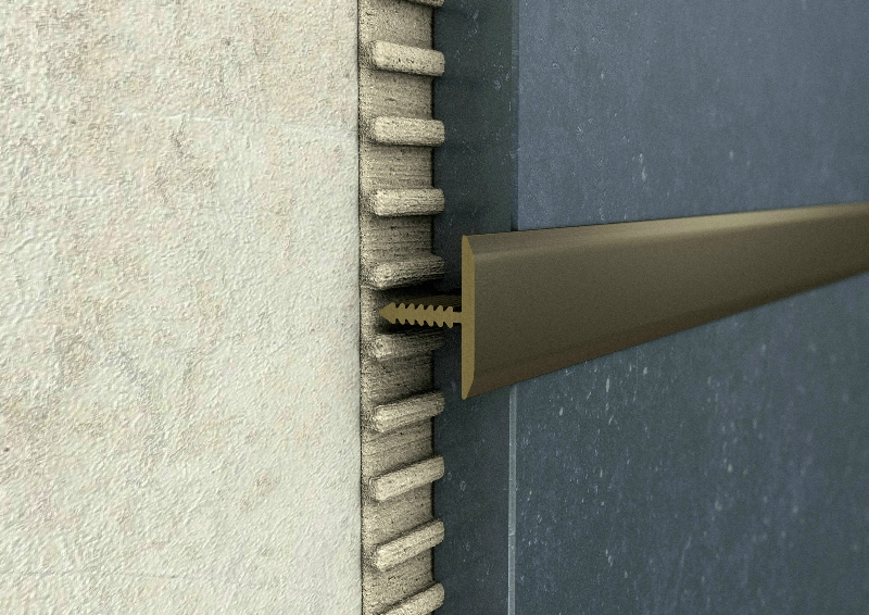 ProfiWall ALU 15mm T profil elox bronz 2,5M – Fém profilok