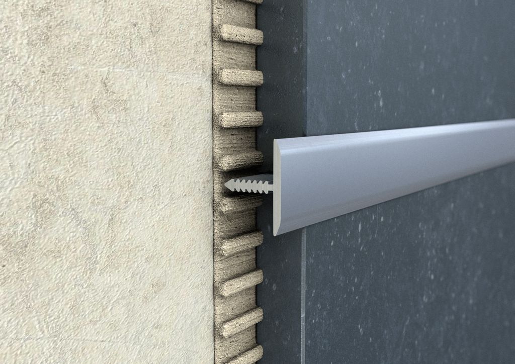 ProfiWall ALU 25mm T profil elox ezüst 2,5M – Fém profilok