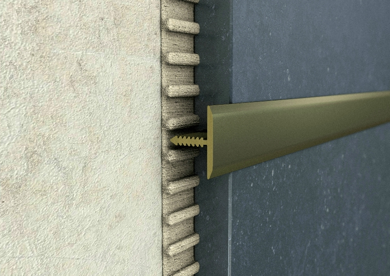 ProfiWall ALU 25mm T profil elox titán 2,5M – Fém profilok