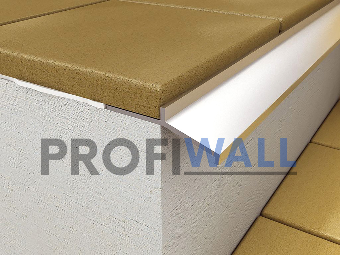 ProfiWall ALU vízvető terasz profil univerzális natúr 2,5M – Ezüst, Fém profilok