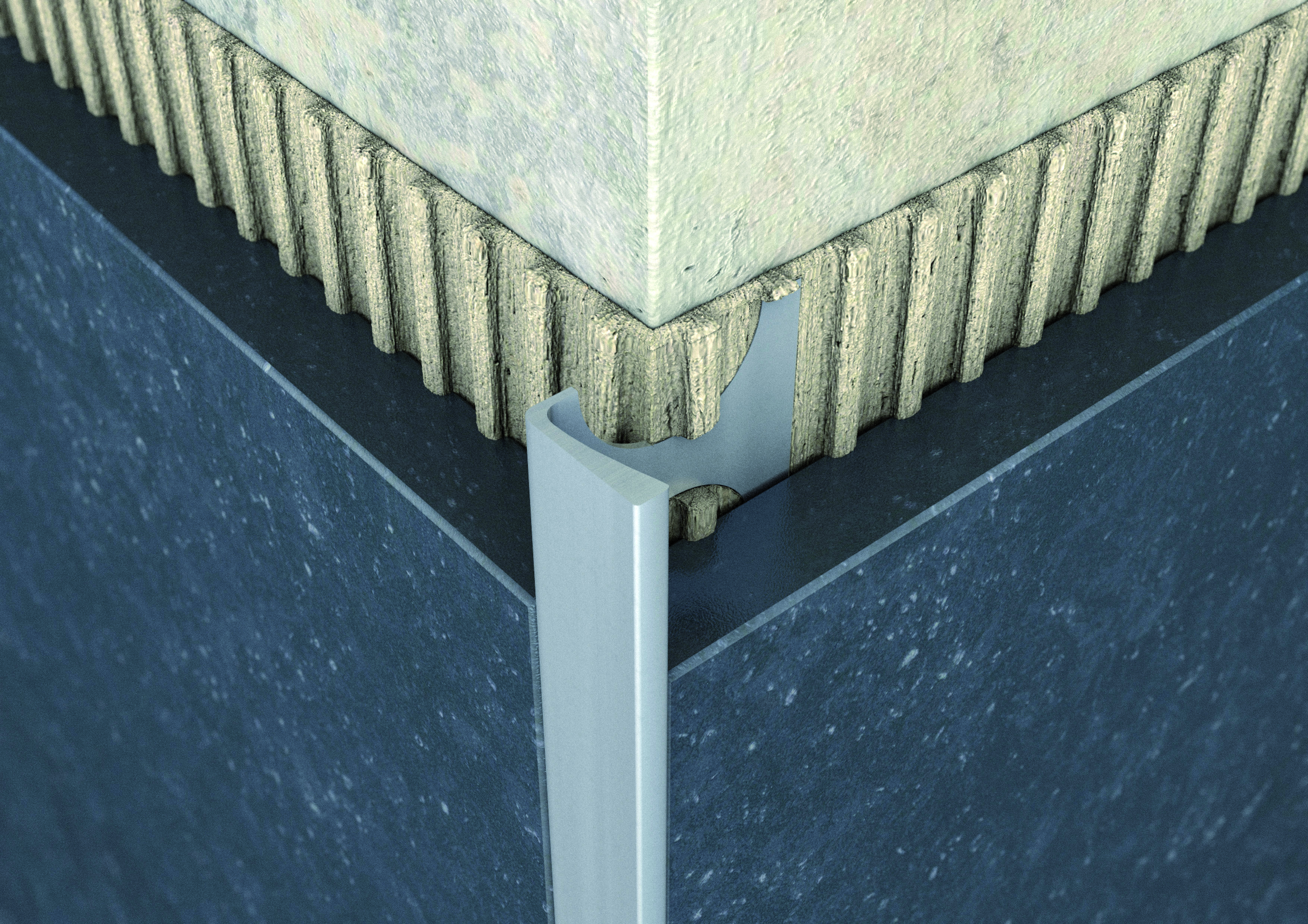 ProfiWall Plus ALU 8mm L profil elox ezüst 2,5M – Fém profilok