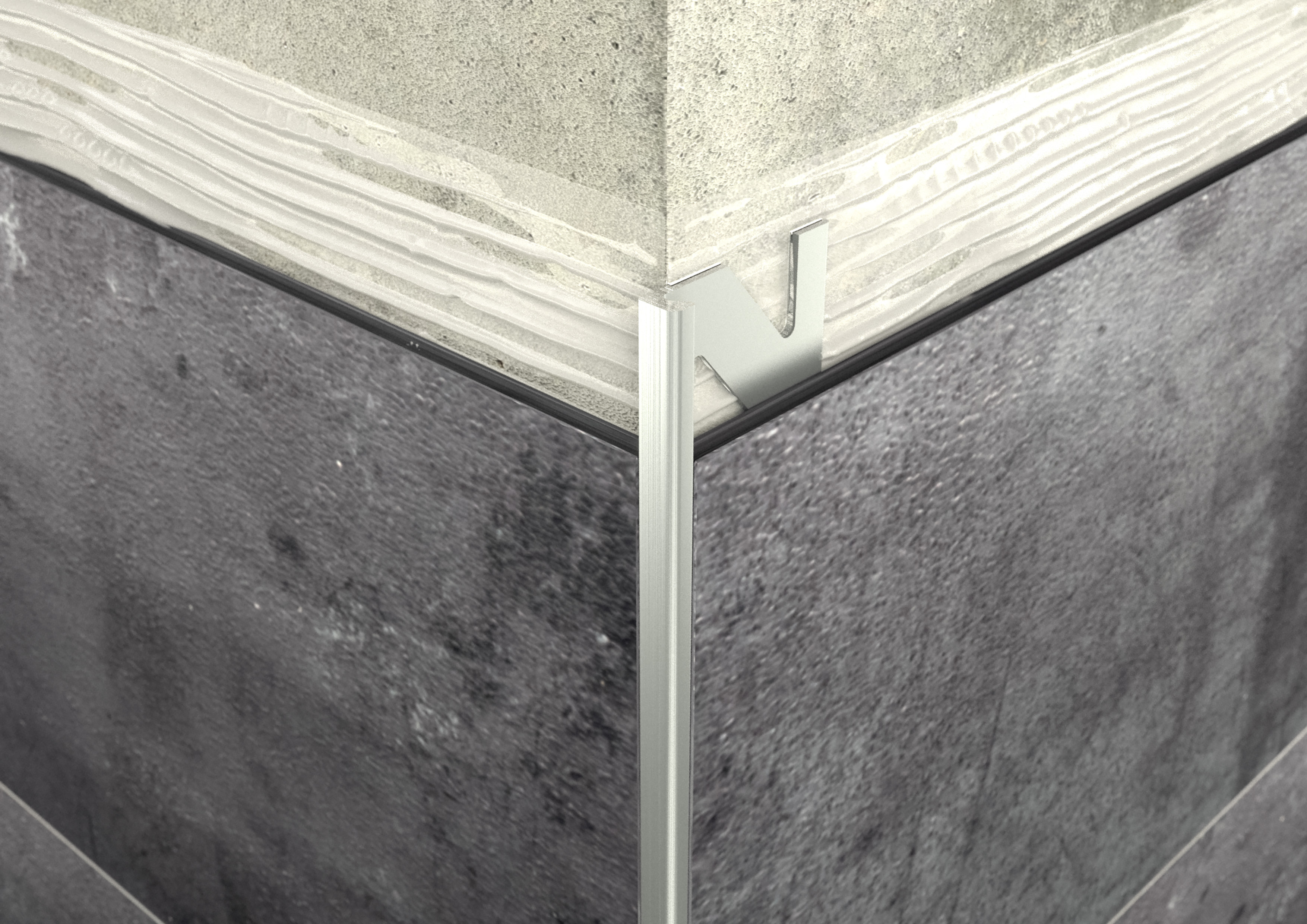ProfiWall Plus ALU 8mm L profil natúr 2,5M – Fém profilok