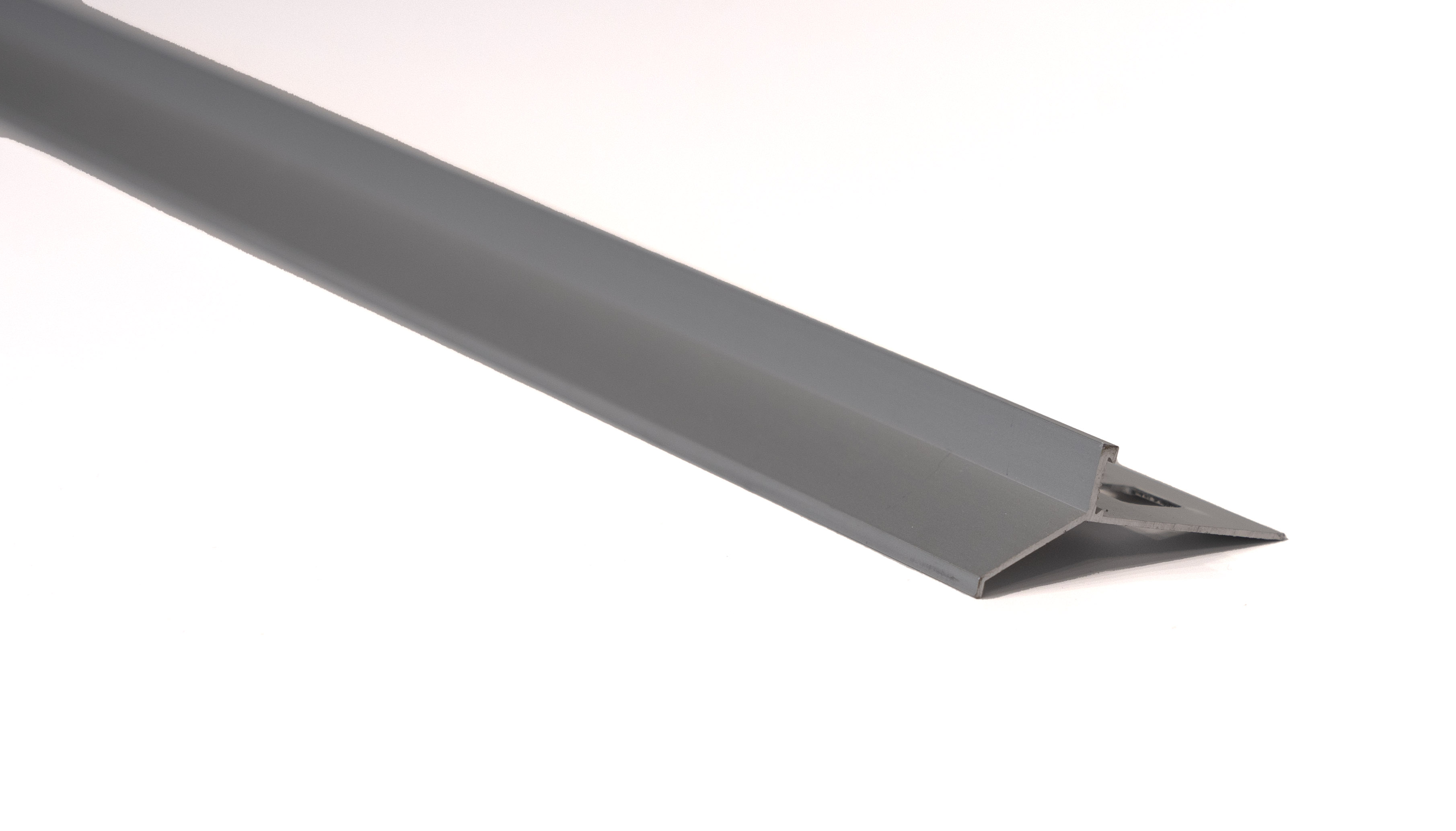 ProfiWall Plus ALU vízvető profil 10mm elox ezüst 2,5M – Fém profilok