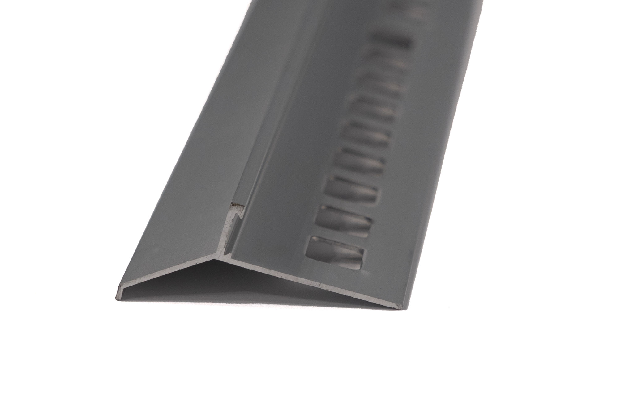 ProfiWall Plus ALU vízvető profil 10mm elox ezüst 2,5M – Fém profilok