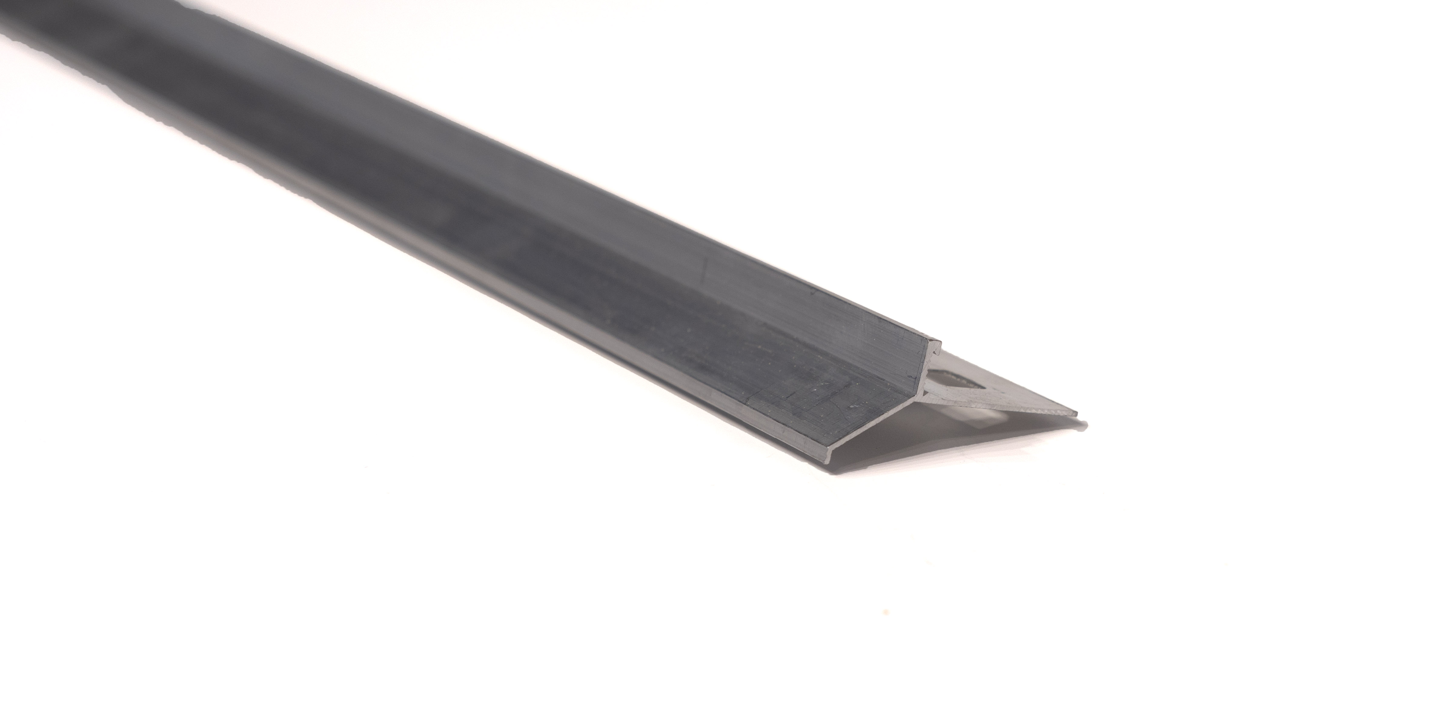 ProfiWall Plus ALU vízvető profil 10mm natúr 2,5M – Ezüst, Fém profilok