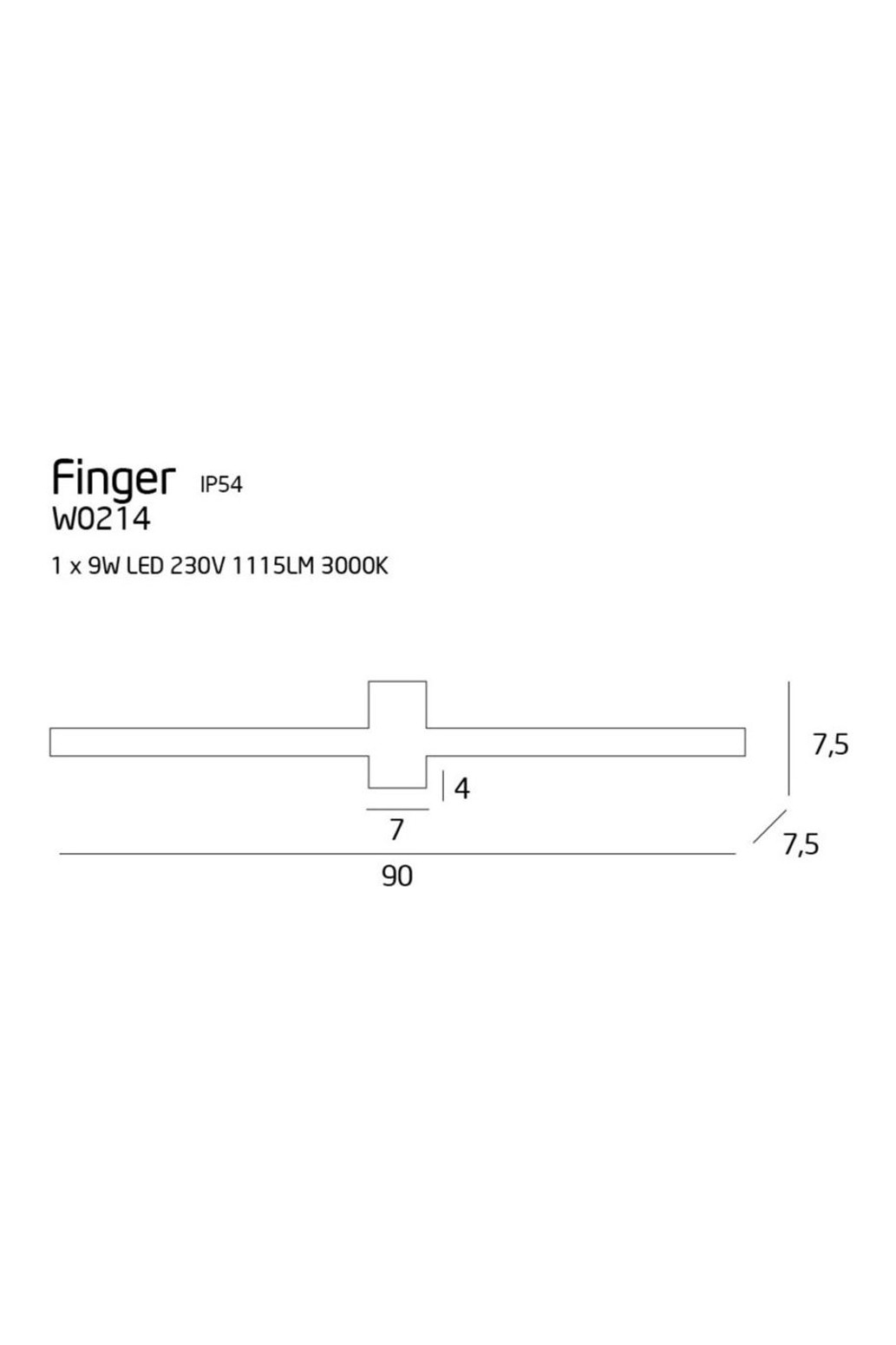 Finger 90cm IP54